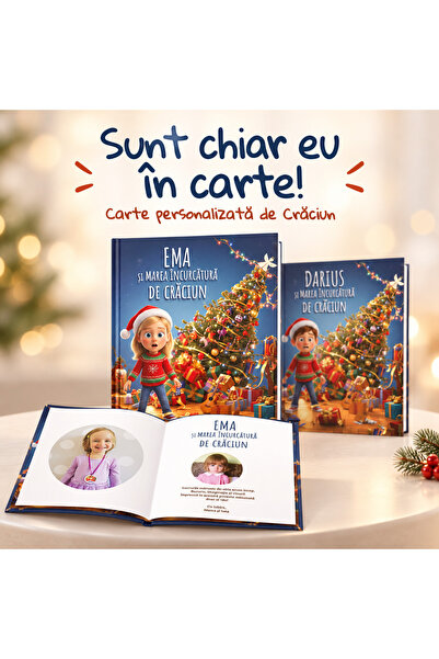 Generic Brand Copilul tău și Marea încurcătură de Crăciun - Carte personalizată