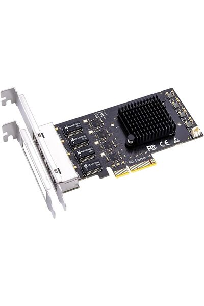 GLOTRENDS بطاقة شبكة LE8105 2.5 جيجابت PCIe لأجهزة الكمبيوتر المكتبية، إيثرنت...