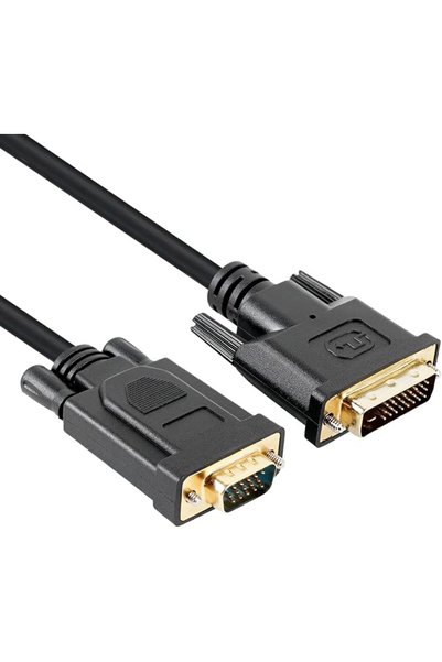VCOM Active DVI to VGA Cable 6FT - Male Adapter with Chip, Dual Link for PC t...