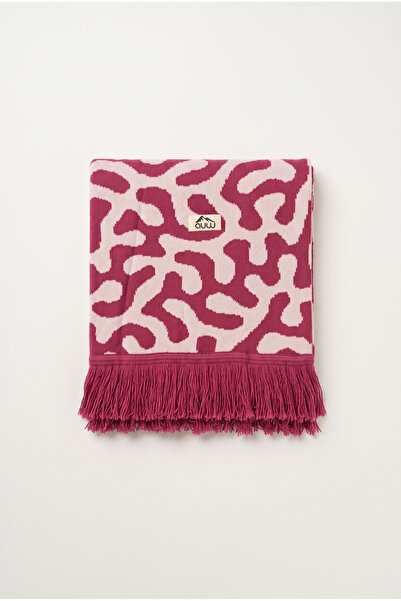 AUW Women's Patterned Fringed Scarf - Wintimate