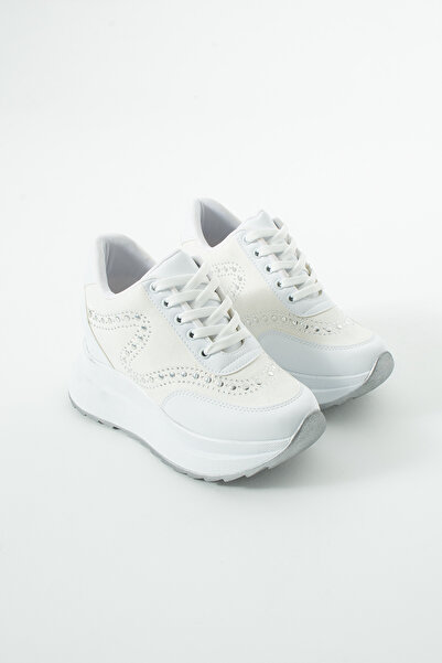kajal ayakkabı Mdln 954 Stone Detailed Hidden Heel Sports Shoes