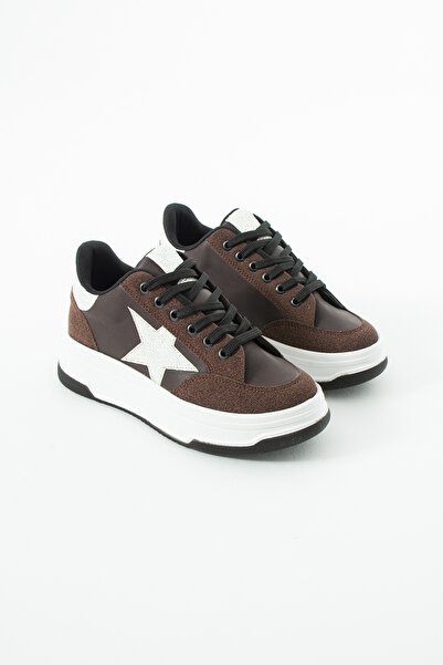 kajal ayakkabı Mdln 908 Star Detailed Lace-Up Sports Shoes