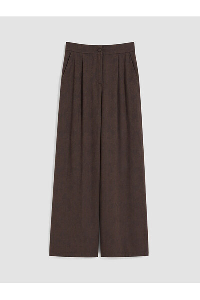 LC Waikiki Lc waikiki wide leg women's pleated fabric pants
