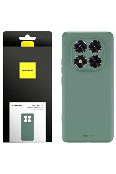 spacecase Husă de silicon 3.0 Redmi Note 14 Pro 5G verde
