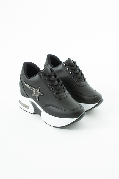 kajal ayakkabı Sneakers - Negru - Tocuri medii (5-9 cm)