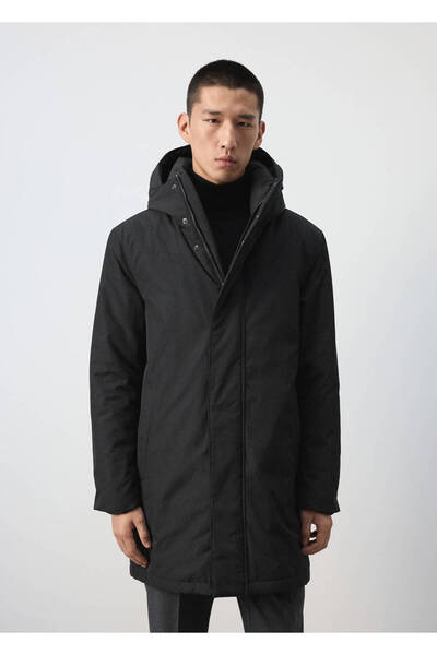 MANGO Man WATER REPELLENT PAMUK KARIŞIMLI PARKA