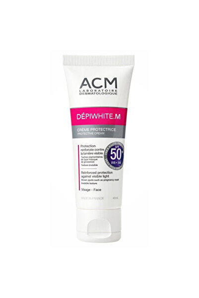 Laboratoire ACM Depiwhite M, Cremă de protecție solară, pentru față, SPF 50+,...