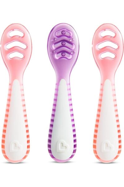 Munchkin ® Gentle Dip™ Multistage First Spoon Set for Baby Led Weaning, Self ...
