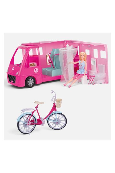 OEM Jucarie Rulota cu Papusa & Bicicleta