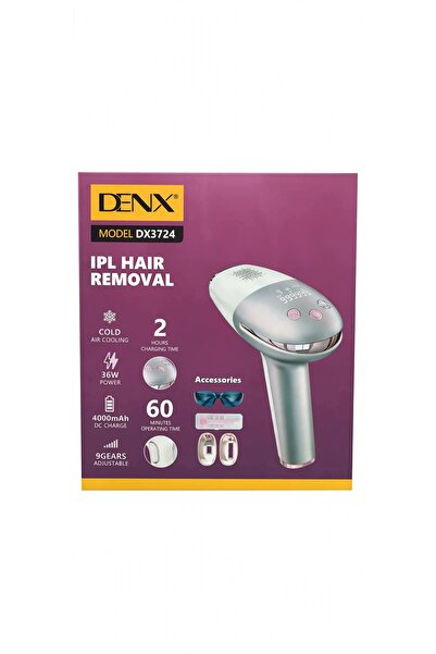 Denx Laser Hair Removal Device Model Dx3724 - Ipl Technology - Painless Cold ...