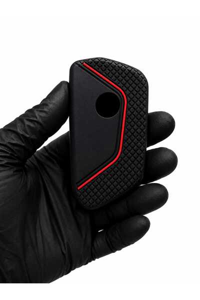 GMA KEYS For Golf 8 2021+ Caddy 2021+ Tiguan 2024 Leon Cupra Formenter Silicone Key Case Cover Black Red