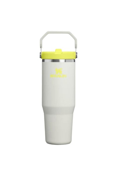 Stanley Παγούρι Iceflow Flip Straw 2.0 Θερμός 0.89L Απαλό Πέτρινο Ατομικό