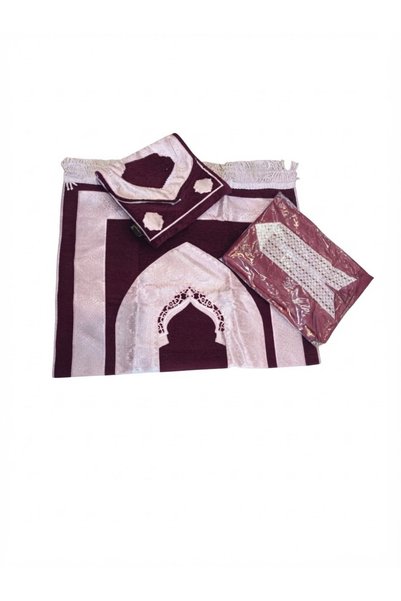 Generic Brand Embroidered Prayer Mat and Prayer Rug with Special Bag Design with Elegant and Noble Design and Luxury Style