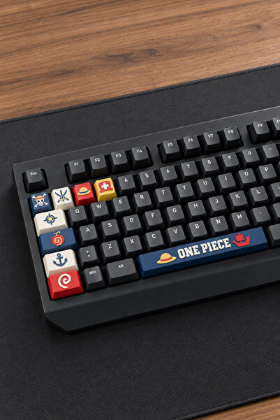 Makerpax One Piece Temalı Keycaps 9'lu Set - 6.25U Spacebar ve Cherry MX Uyum...