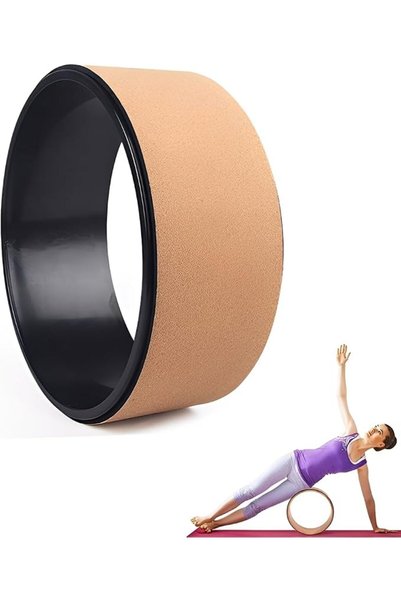 Taimi Yoga Wheel, Back Pain Relief, Stretching & Spine Roller- Dharma Yoga Ci...