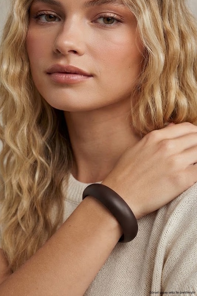 CAŞ DEKORASYON Coffee Color Bone Mica Bracelet