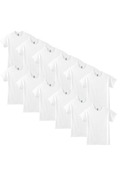 GILDAN Men's DryBlend T-Shirt, Style G8000, 2-Pack, Dark Heather, Small