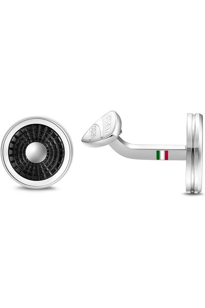 Ducati أزرار أكمام ديناميكا سوداء للرجال - DTAGC0000401