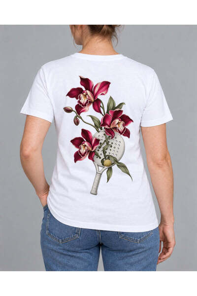 XPLODE Tricou Floral Padel Supradimensionat