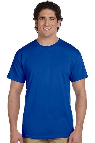 GILDAN Men's DryBlend T-Shirt, Style G8000, 2-Pack, Dark Heather, Small