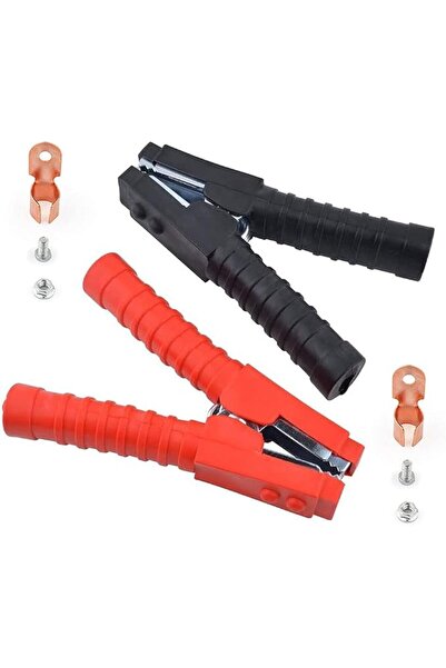 GENERAL Gunpla 1 Pair Crocodile Clips 600A Insulated Battery Clips Crocodile ...
