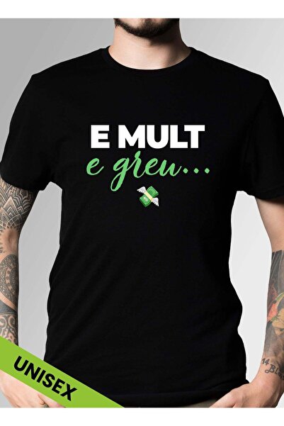 XPLODE Tricou versuri E mult, E greu Oversized