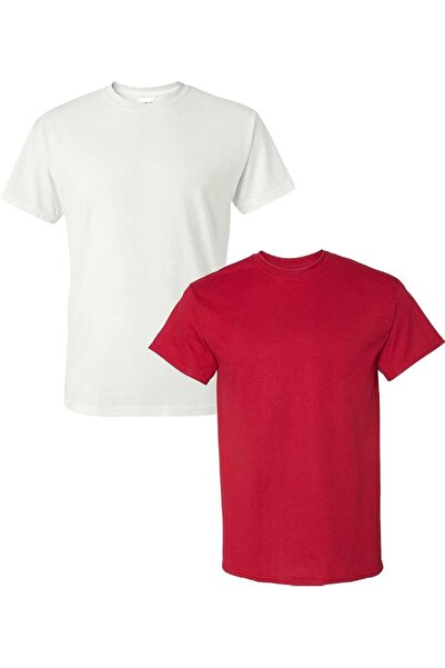 GILDAN Men's DryBlend T-Shirt, Style G8000, 2-Pack, Dark Heather, Small
