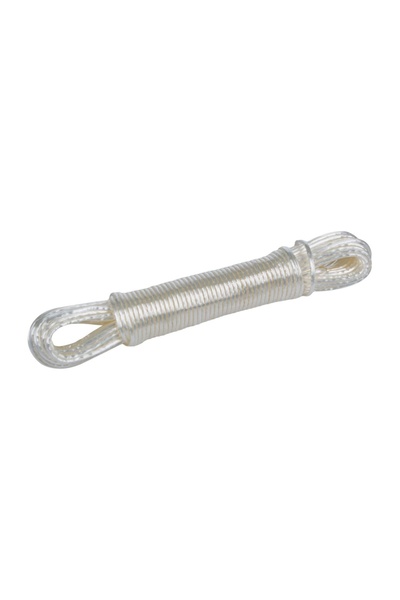 OEM Sfoară Rufe Albă cu Înveliș din Plastic, 20m, Ușor de Curățat
