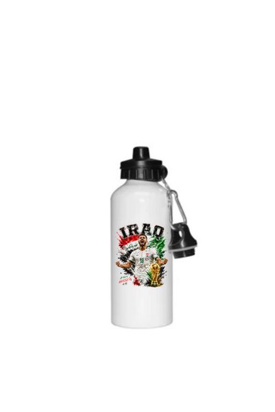Photoretous 500ml Λευκό Παγούρι Νερού Αϊμέν Χουσίν Παγκόσμιο Κύπελλο 2026