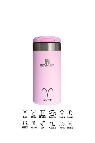 Stanley Kişiye Özel The Aerolight Transit Termos Bardak 0.35 Lt Pembe