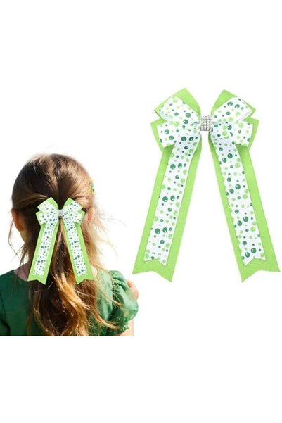 GENERAL Green Bow Hairclips for Women Girls St Patricks Day Hairclip Hairpin ...