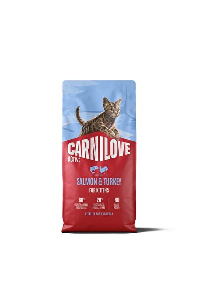 Carnilove Active Salmon & Turkey for Kittens Dry Cat Food 2kg