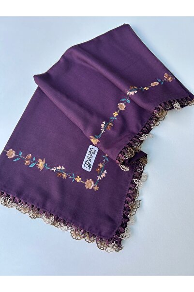 REYYAN Hand Work Needlepointed Square Writing 100X100 cm Handcrafted