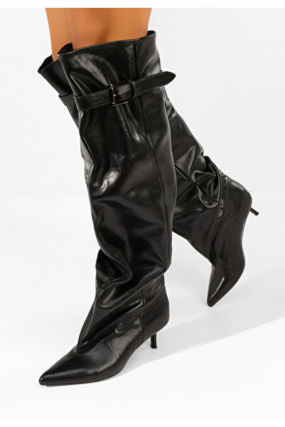 B T Shoes Zolla black over-the-knee boots