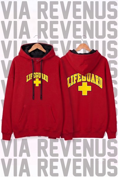 Vordevia Lifeguard / Cankurtaran Printed Unisex Wide Fit Hooded Hoodie Sweats...