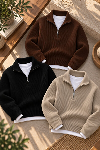 legends butik Set de 3 pulovere premium pentru bărbați |   Tricotaj Selanik c...