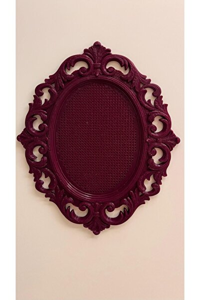 Lucylund Cerc decorativ modern baroc din etamină, ornament de perete cu cadru...