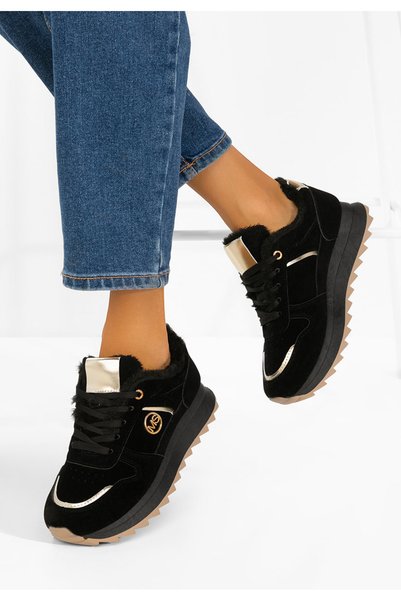 B T Shoes Carris V2 черни дамски маратонки