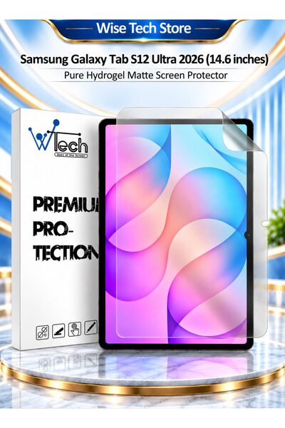 Wtech Screen Protector For Samsung Galaxy Tab S12 Ultra 2026 (14.6 inches) Pr...