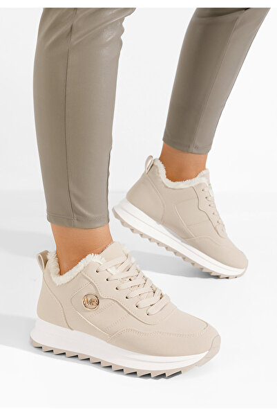B T Shoes Sneakers dama imblaniti Lavega bej