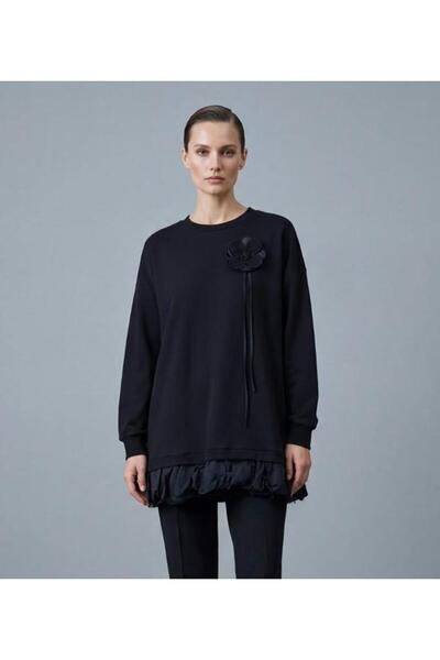Çıkabilir Broşlu Tunik Sweat