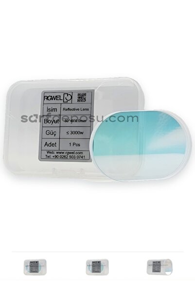 RGWEL Fiber Lazer Reflective Lens - 60x40x4mm