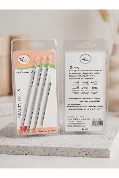 Generic Brand Max 4-Piece Facial Cleansing and Blackhead Removal Needle Set
