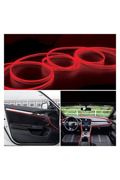 OEM Bandă LED Neon Roșie 2m cu USB, Flexibilă pentru Iluminare Decorativă