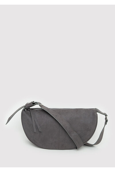 Mavi Faux Suede Gray Crossbody Bag 1912622-80867