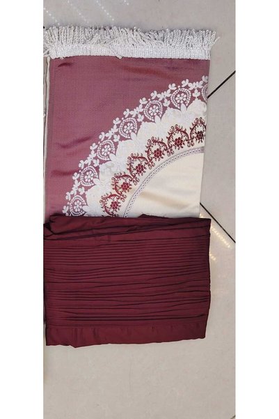 Generic Brand Women's Deluxe Prayer Set (Padded Mat with Sheet)