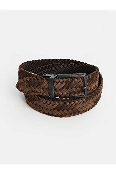 LC Waikiki Shining Choices Suede Look Men's Belt from Shining Store