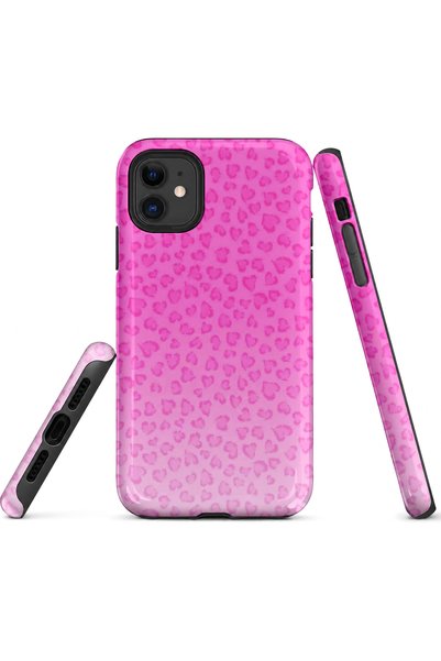 EDELFU متوافق مع iPhone 11 - نمط وردي، غطاء مزدوج الطبقات، غلاف حماية ذو سطح ...