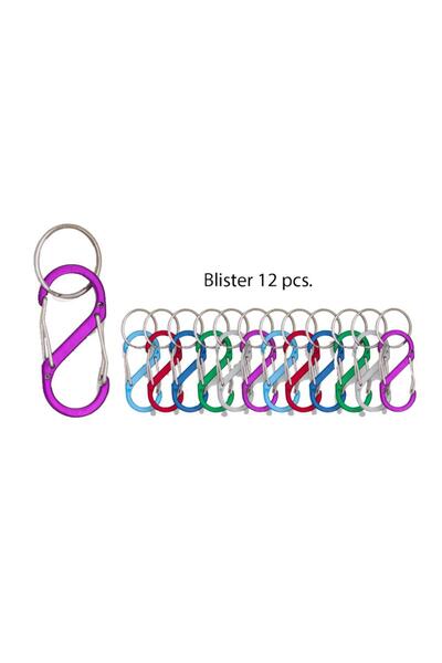 Albainox Μπρελόκ 09867 Carabiner Key Ring 5cm
