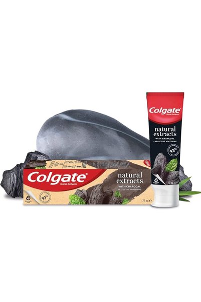 Colgate Palmolive معجون أسنان كولجيت بمستخلصات طبيعية، تبييض فعال مع معجون أس...
